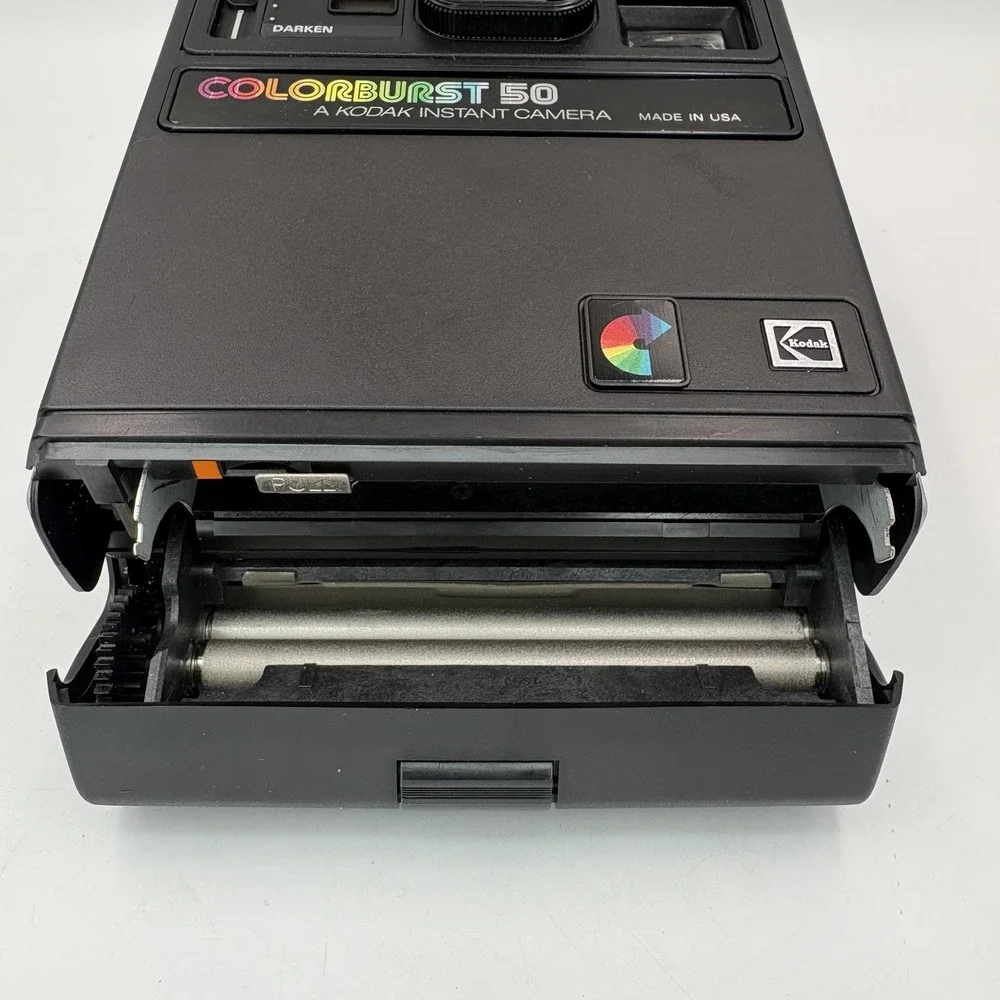 Vintage Kodak Colorburst 50 Instant Film Camera Black Made In‎ USA Untested